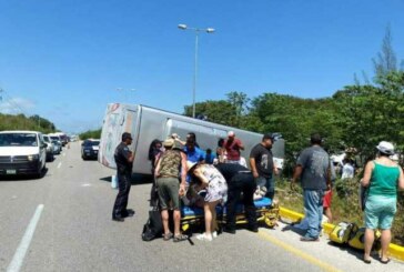 Cancun – 18 français impliqués dans un accident de la route au Quintana Roo !