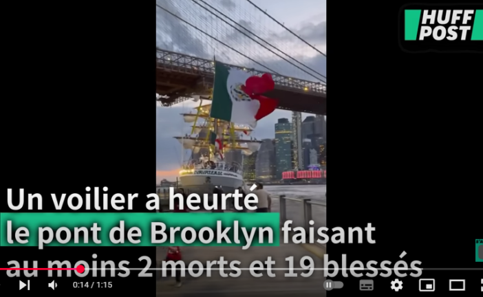 Que sait-on du Cuauhtémoc, ce voilier mexicain qui a percuté le pont de Brooklyn ?