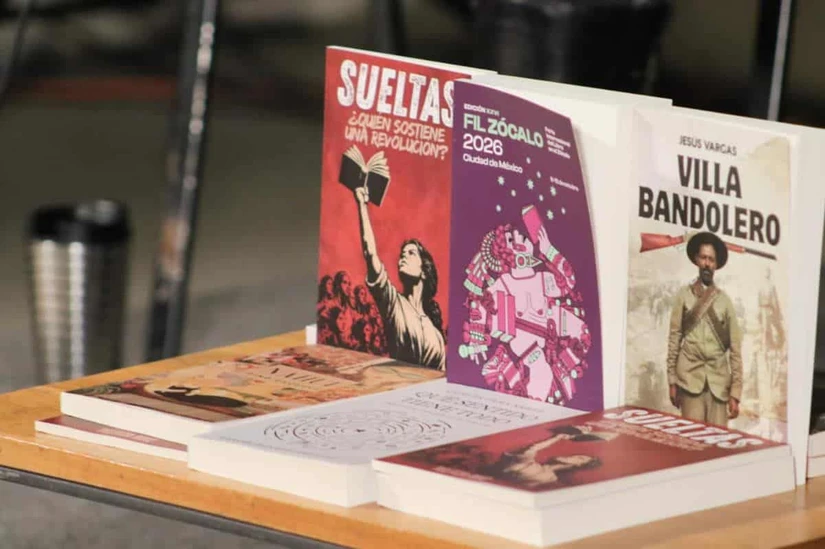 Durante la FIL Zócalo 2026 se regalaran 12 mil ejemplares de distintos títulos para acercar la lectura al público. Foto: Cortesía
