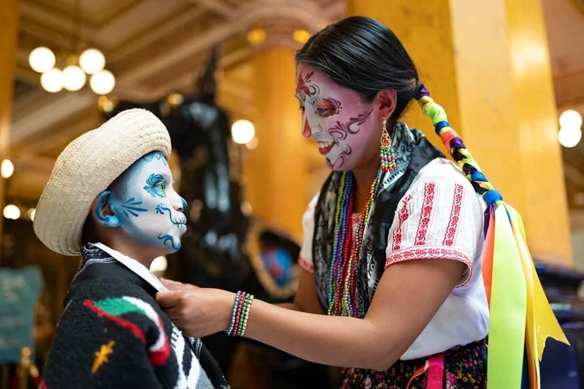 Un tapete de arena de 250 metros cuadrados se instalará en el templo de Jalatlaco. Foto: Cortesía 