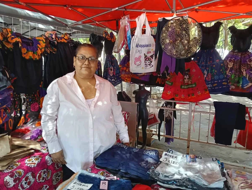 Diversos artículos están a la venta en el Bazar Rosa.
